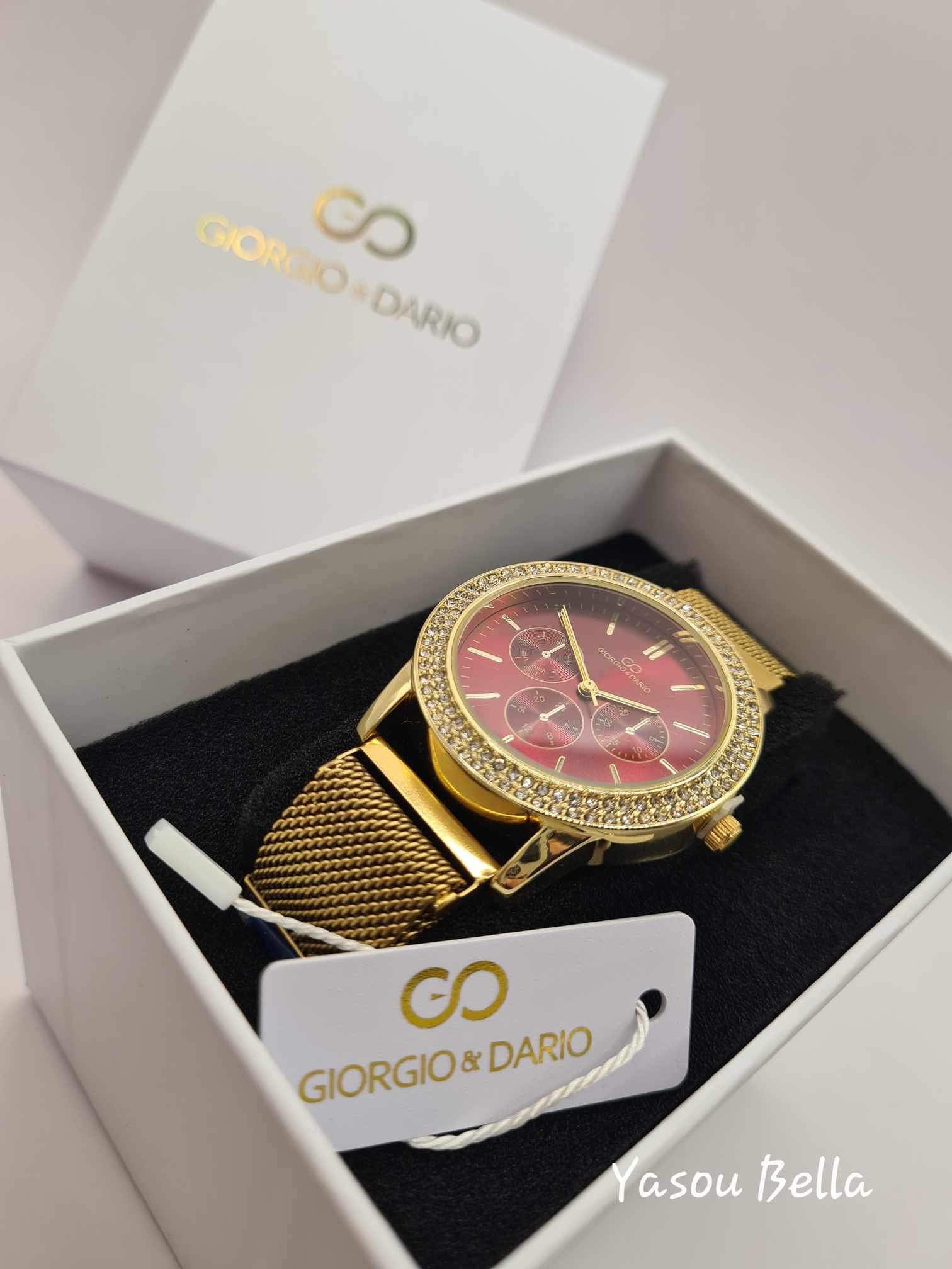 Montre fond online rouge