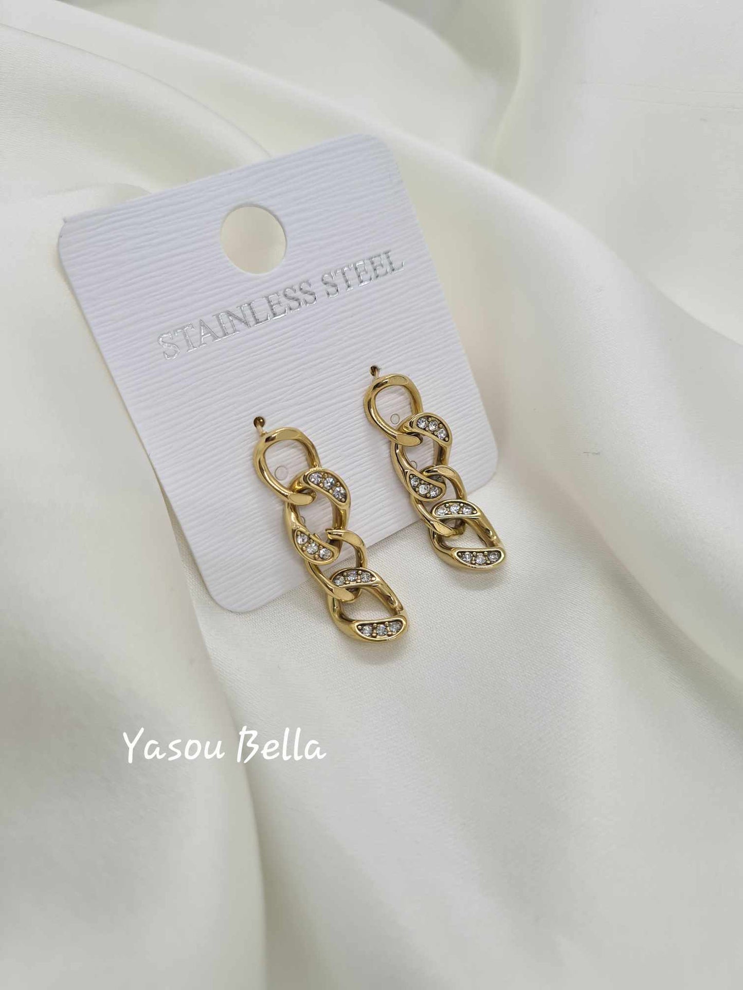 Boucles d’oreilles Big Gourmette Diamant