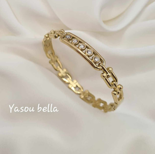 Bracelet "Maillon Box" (d 6 cm)