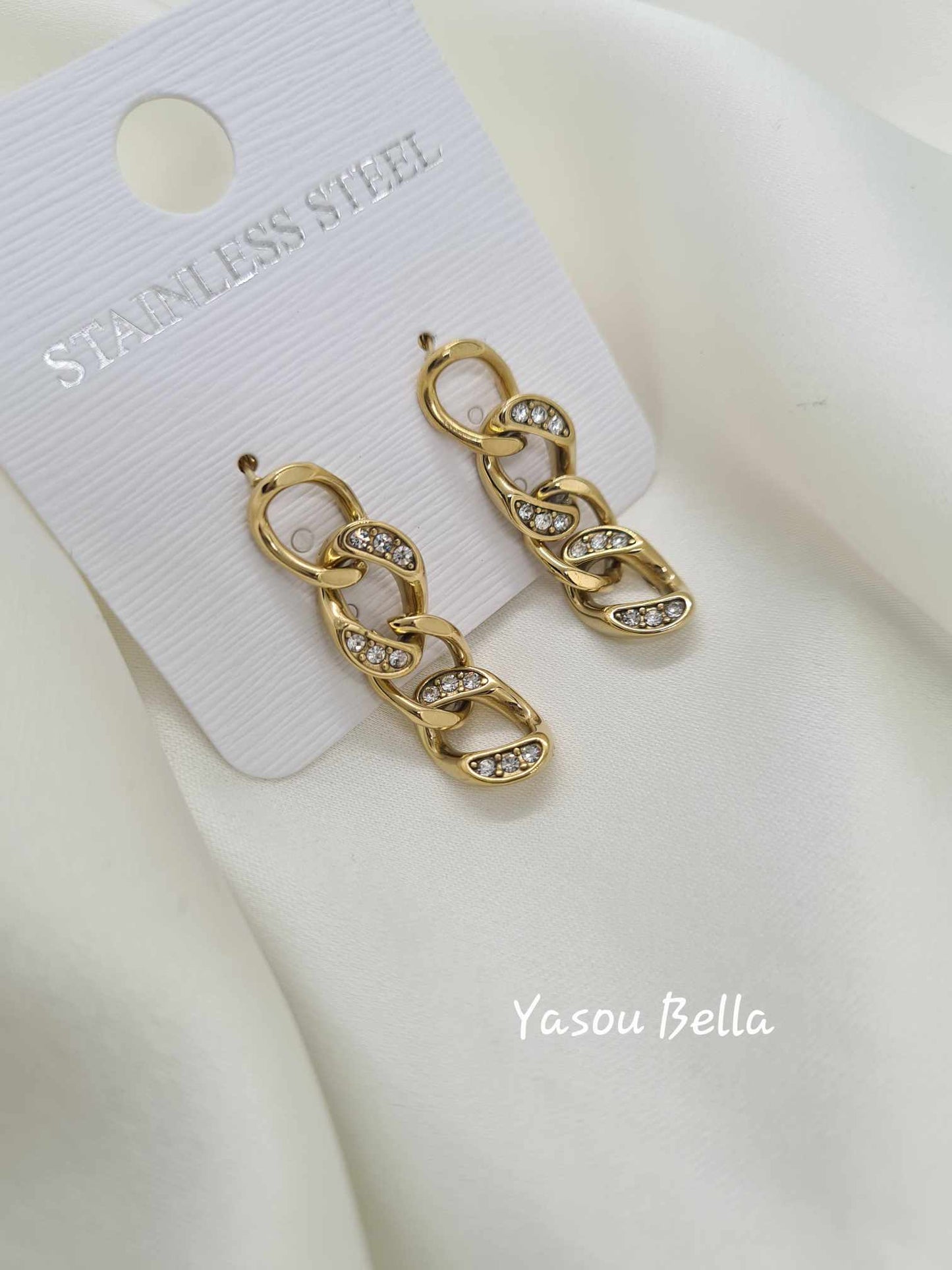 Boucles d’oreilles Big Gourmette Diamant