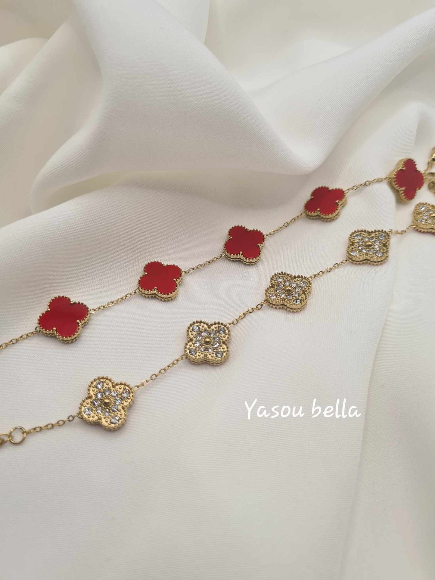 Bracelet Summer Rouge (double face)