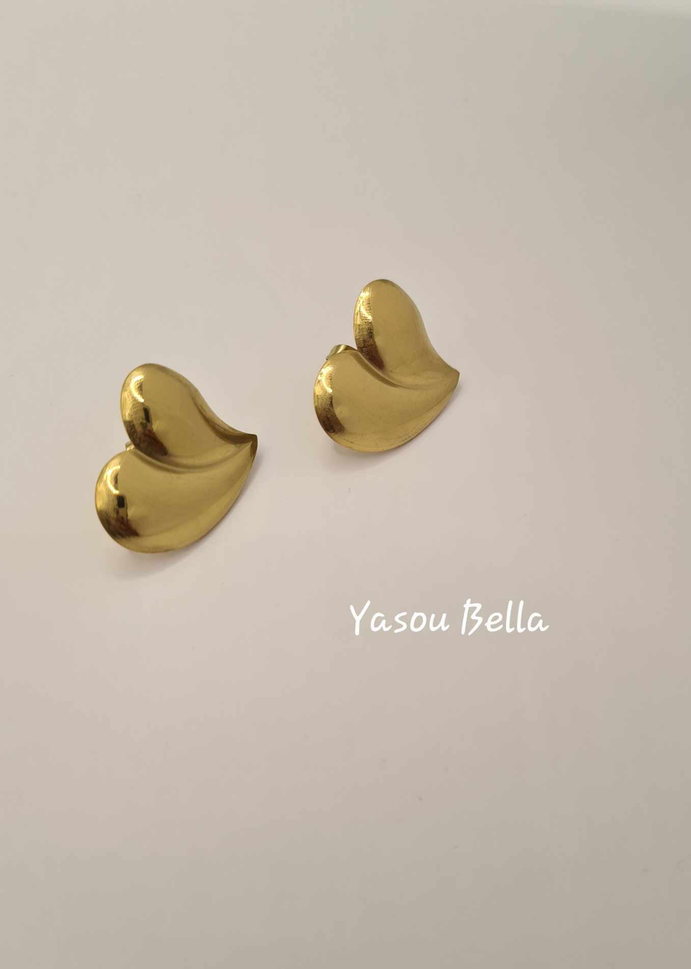 Boucle d'oreilles Coeur Gold