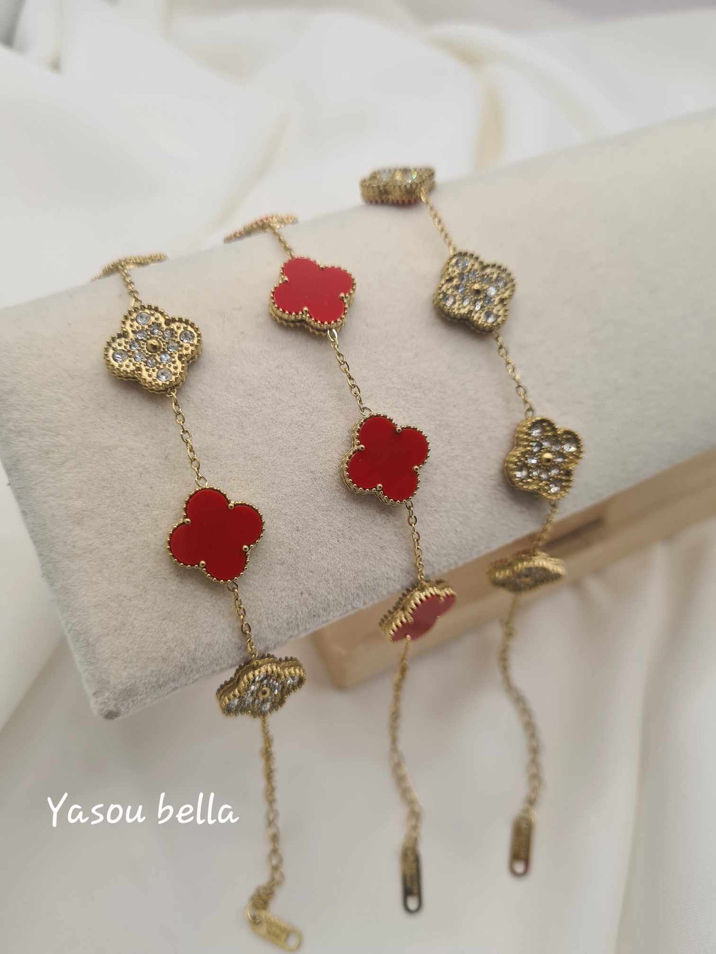 Bracelet Summer Rouge (double face)