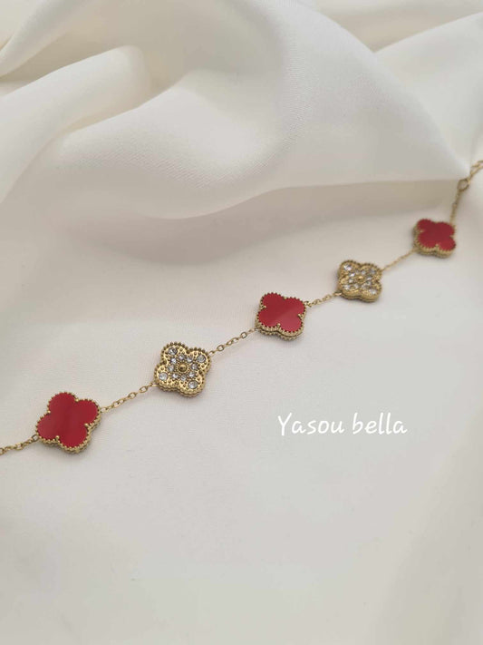 Bracelet Summer Rouge (double face)