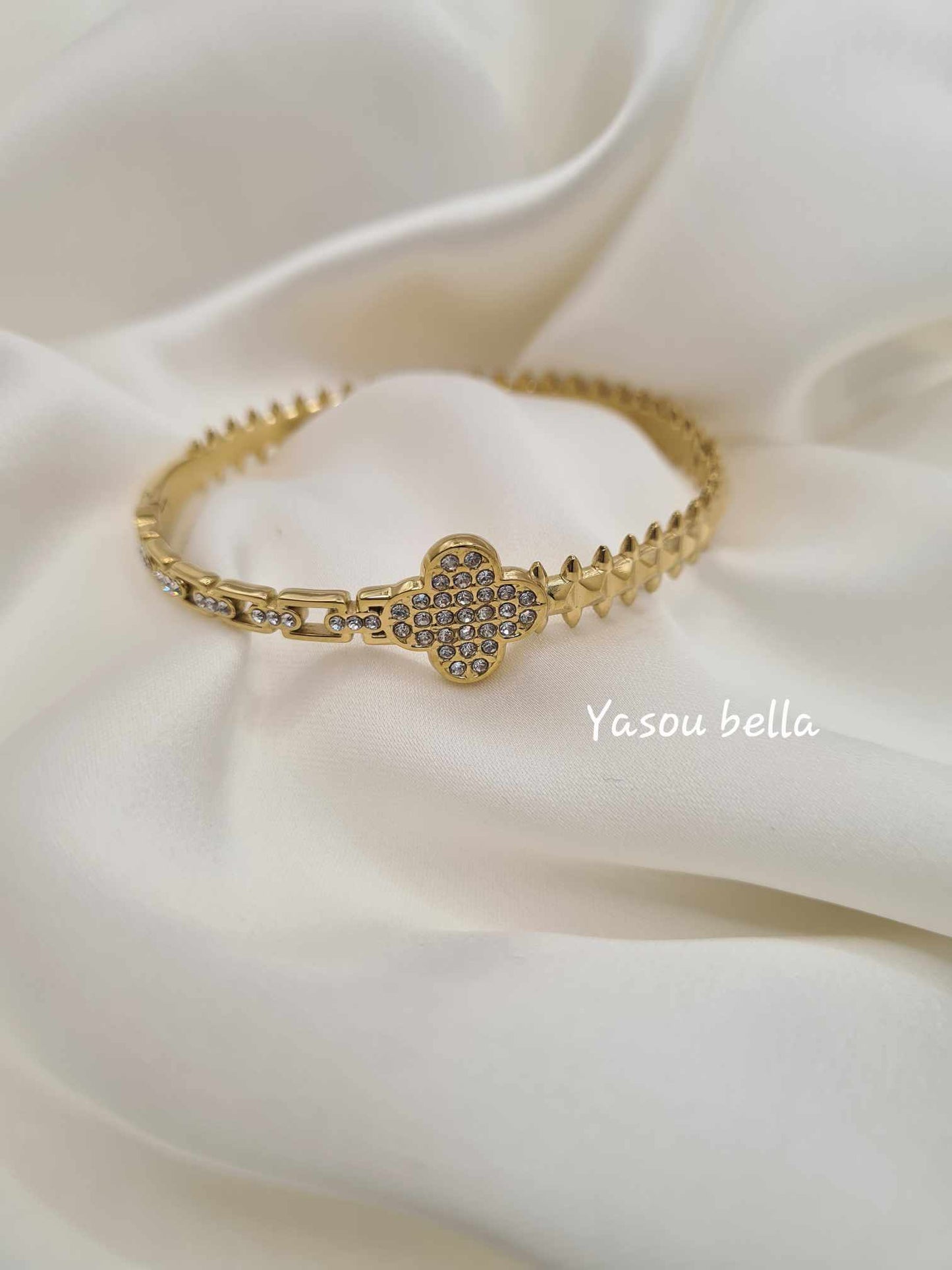 Bracelet Dubai Flower Diamant (d 5,8cm)