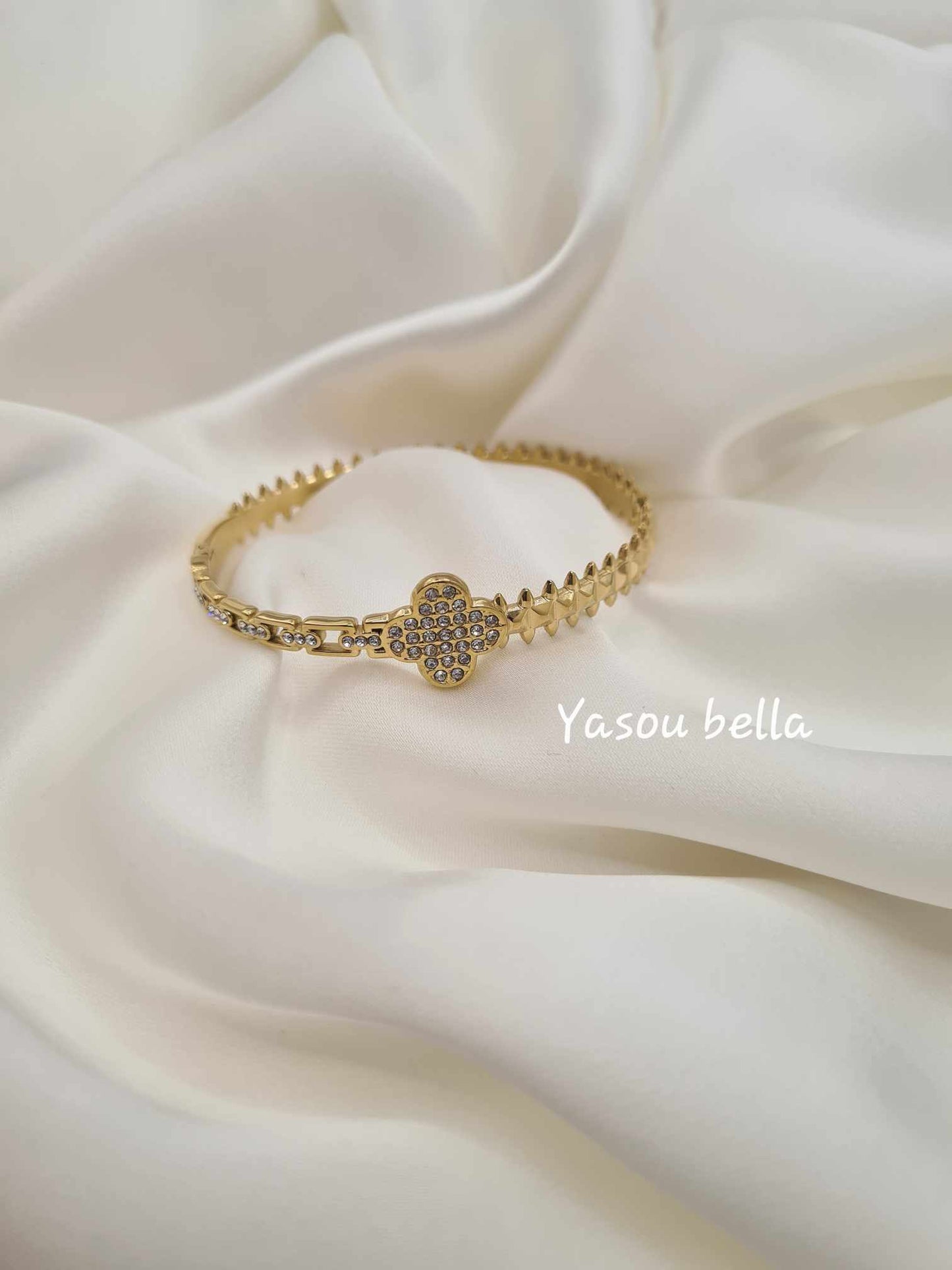 Bracelet Dubai Flower Diamant (d 5,8cm)