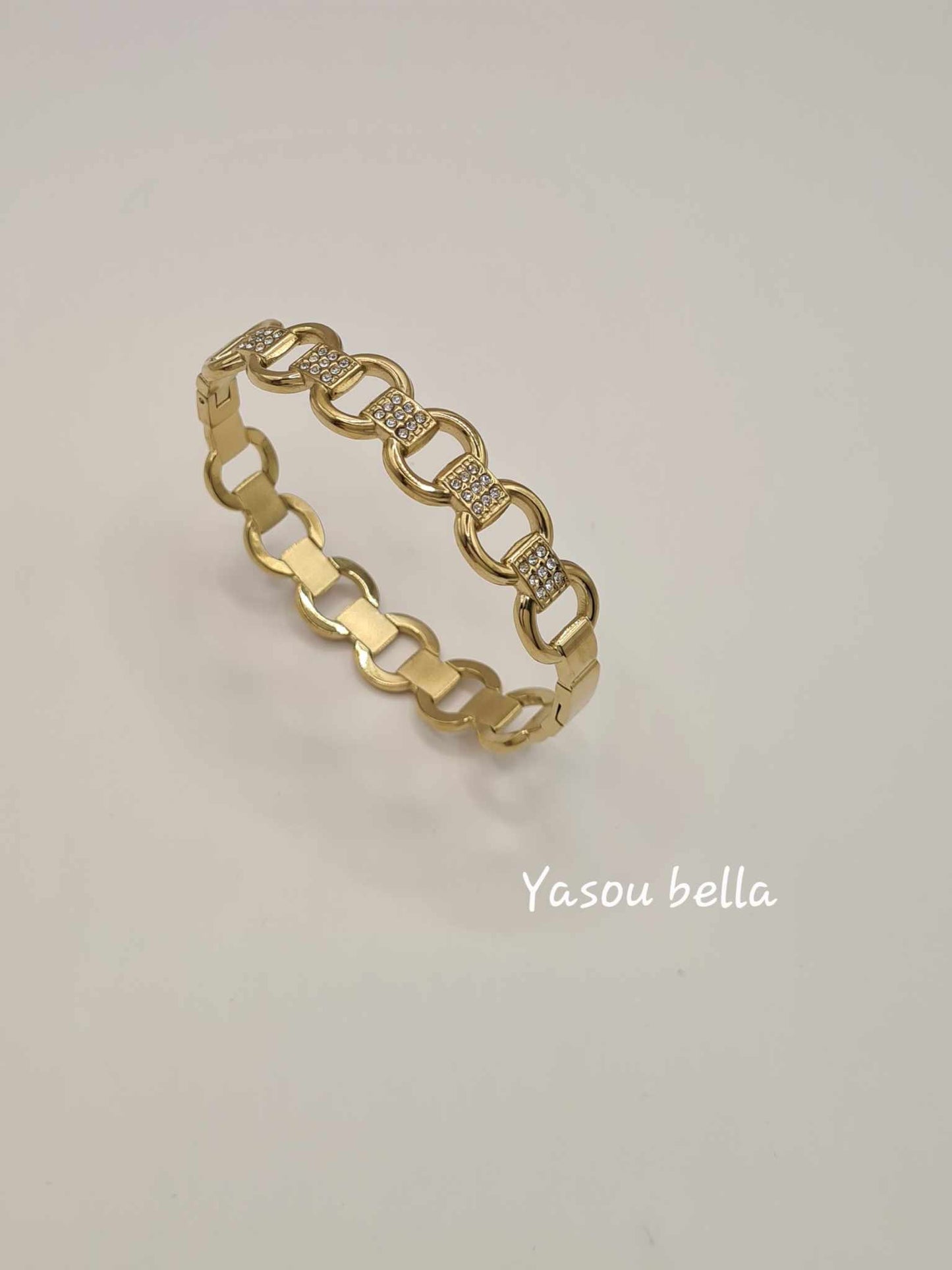 Bracelet Multi Ring Strass (d 6cm)