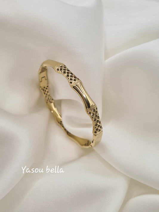 Bracelet "Bambou Beldi" (d 5,8 cm)