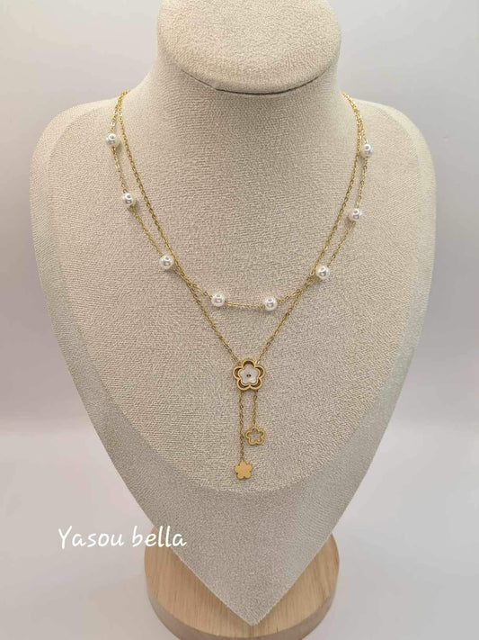 Collier Flower Perle Prestige