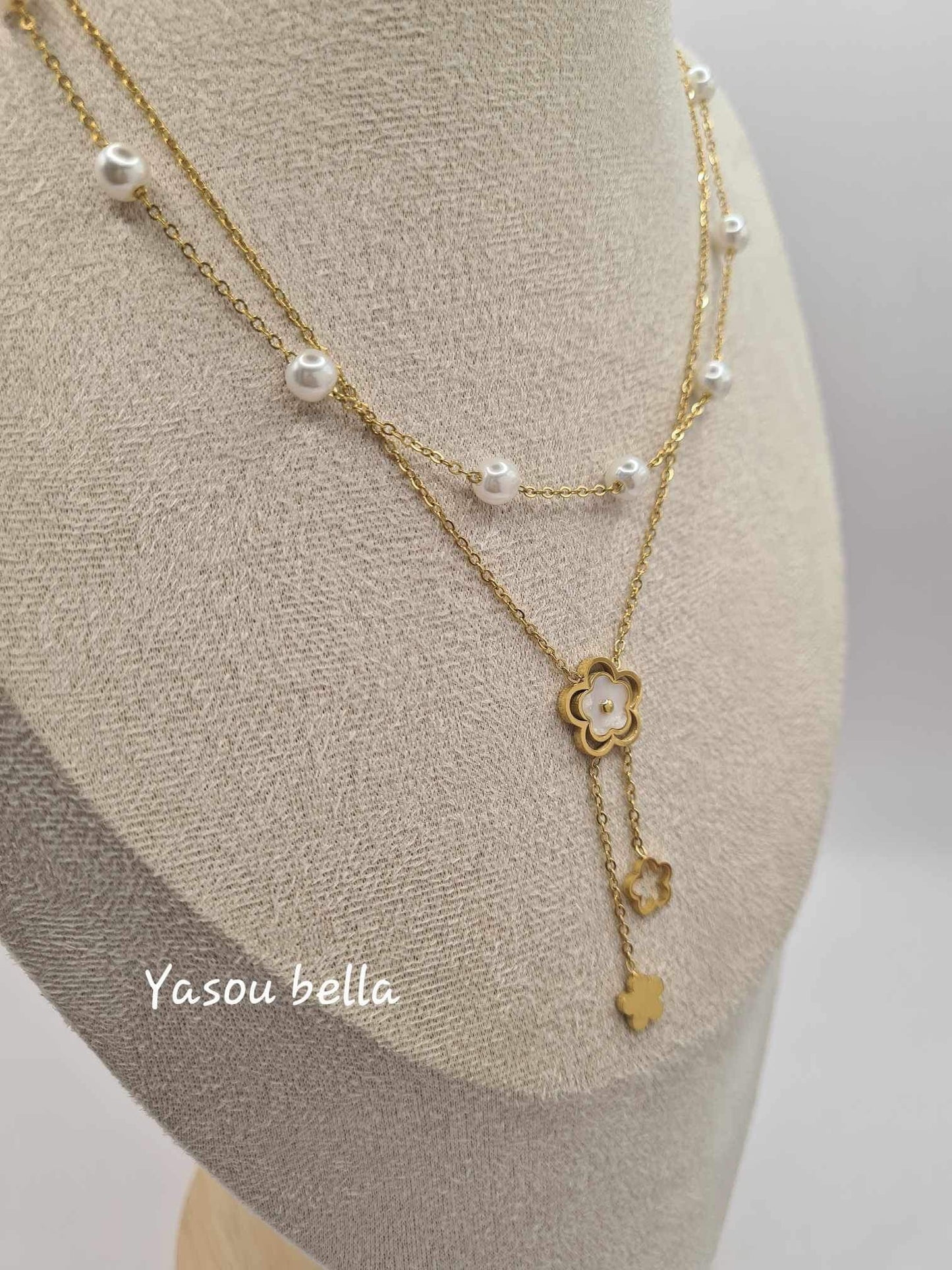 Collier Flower Perle Prestige