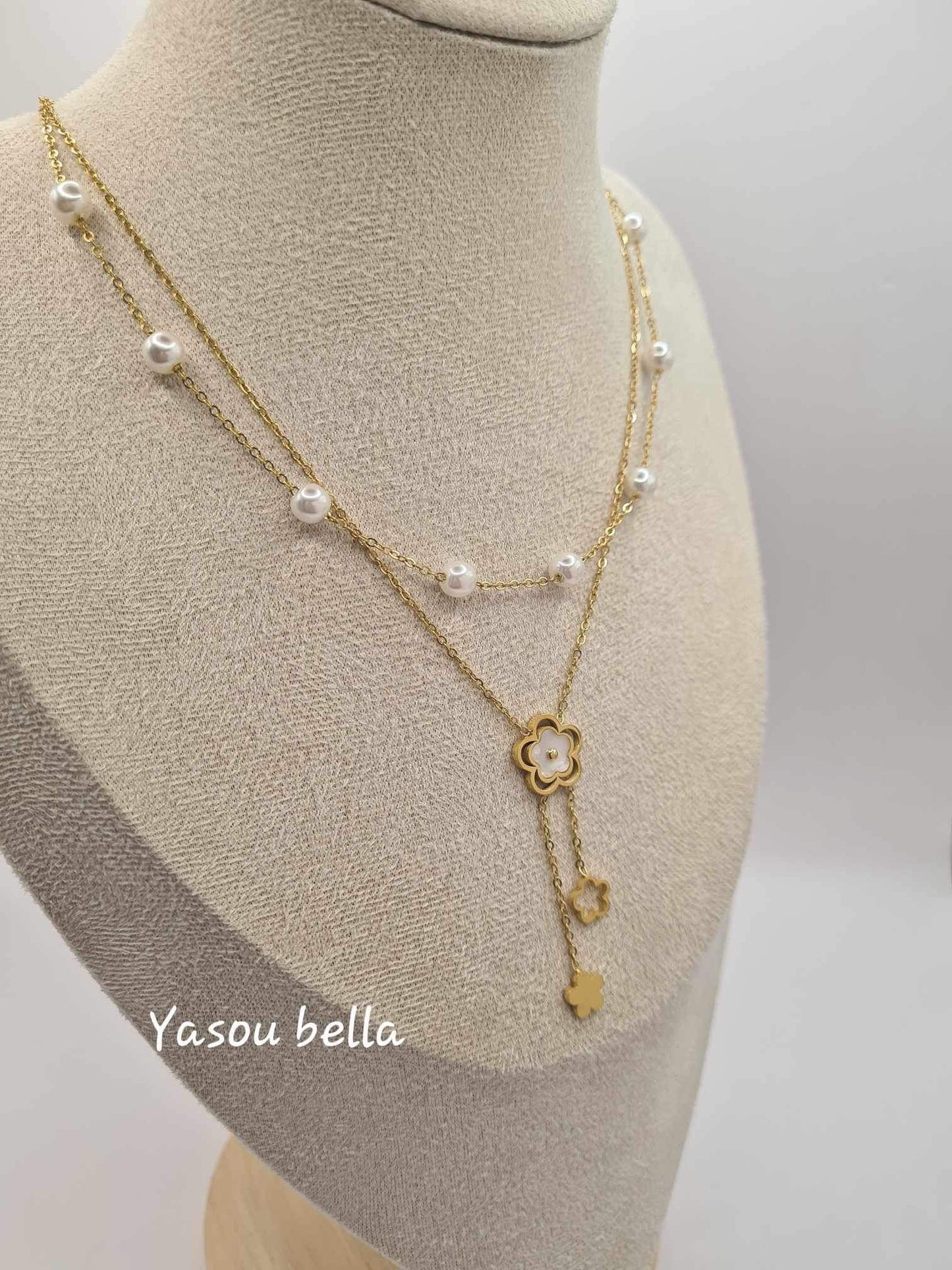 Collier Flower Perle Prestige