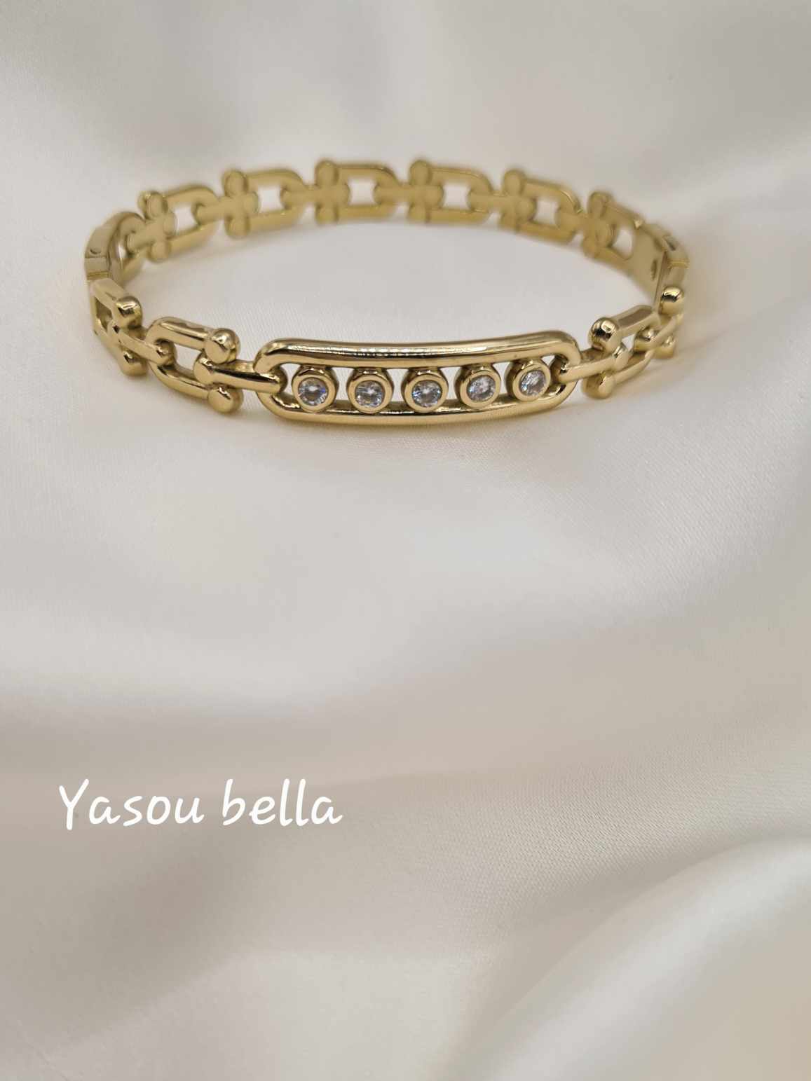 Bracelet "Maillon Box" (d 6 cm)